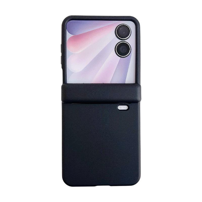 Honor Magic V Flip2 Magnetic Center Shaft Drop-Proof Case: Foldable Solid Color PC Hard Cover