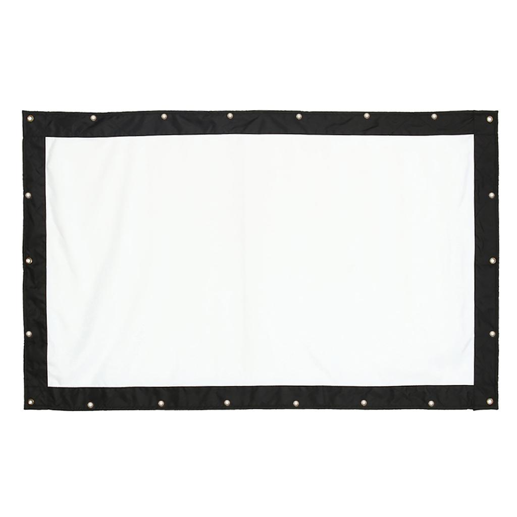 200 Inch 16:9 Wall Mount Outdoor Film Movie Projector Projection Screen Curtain