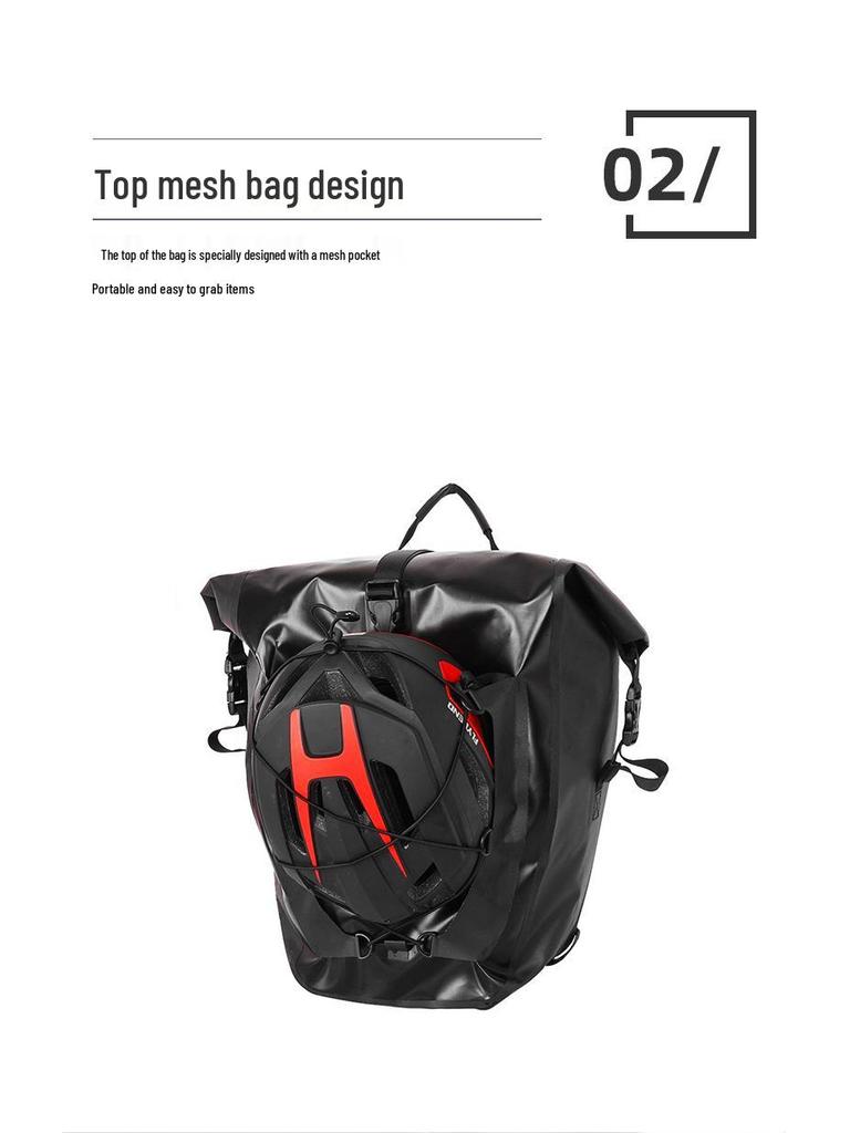 Fahrrad-Gepäckträger hinten & Satteltasche - Fahrradrucksack & TPU-Zubehör