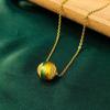 Ancient Enamel Thousand-Li Landscape Suit Gold National Fashion Bracelet Female Elegant Necklace Live Streaming Shake Fast