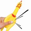 1pcs 17cm Screaming Chicken Squeeze Sound Toy Pets Dog Toys Product Shrilling Decompression Tool Squeak Vent Chicken
