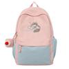 Contrast Color Backpack Student Schoolbag Children's Cartoon Backpack