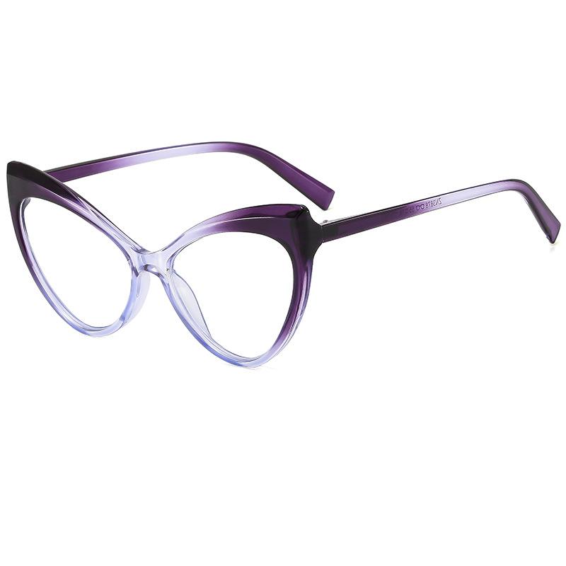  New Cat Eye Glasses Frames Women Optical Fashion Anti Blue Light Computer Glasses