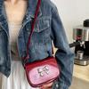 New Design Bowknot Armpit Bag Solid Color Y2k Small Handbag Casual Bow Crossbody Bag  Lady