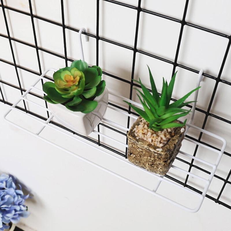 Home Wall Storage Rack with Hanging Basket for Small Items Storage