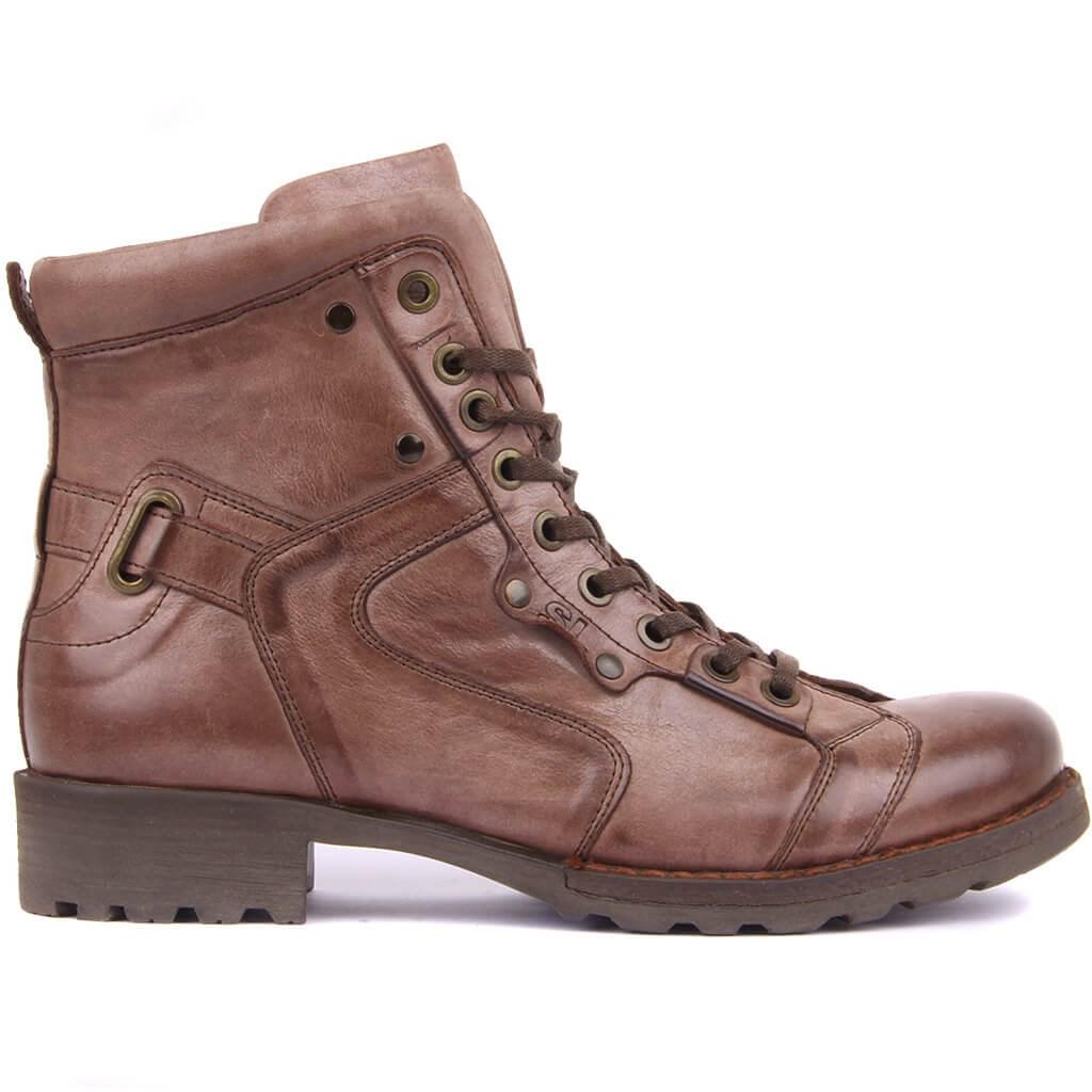 

Sail Lakers - коричневые кожаные женские сапоги 36 серый