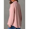 Women's Fashion Casual Solid Color Print Autumn Winter Long Sleeve POLO Neck Jackets & Coats