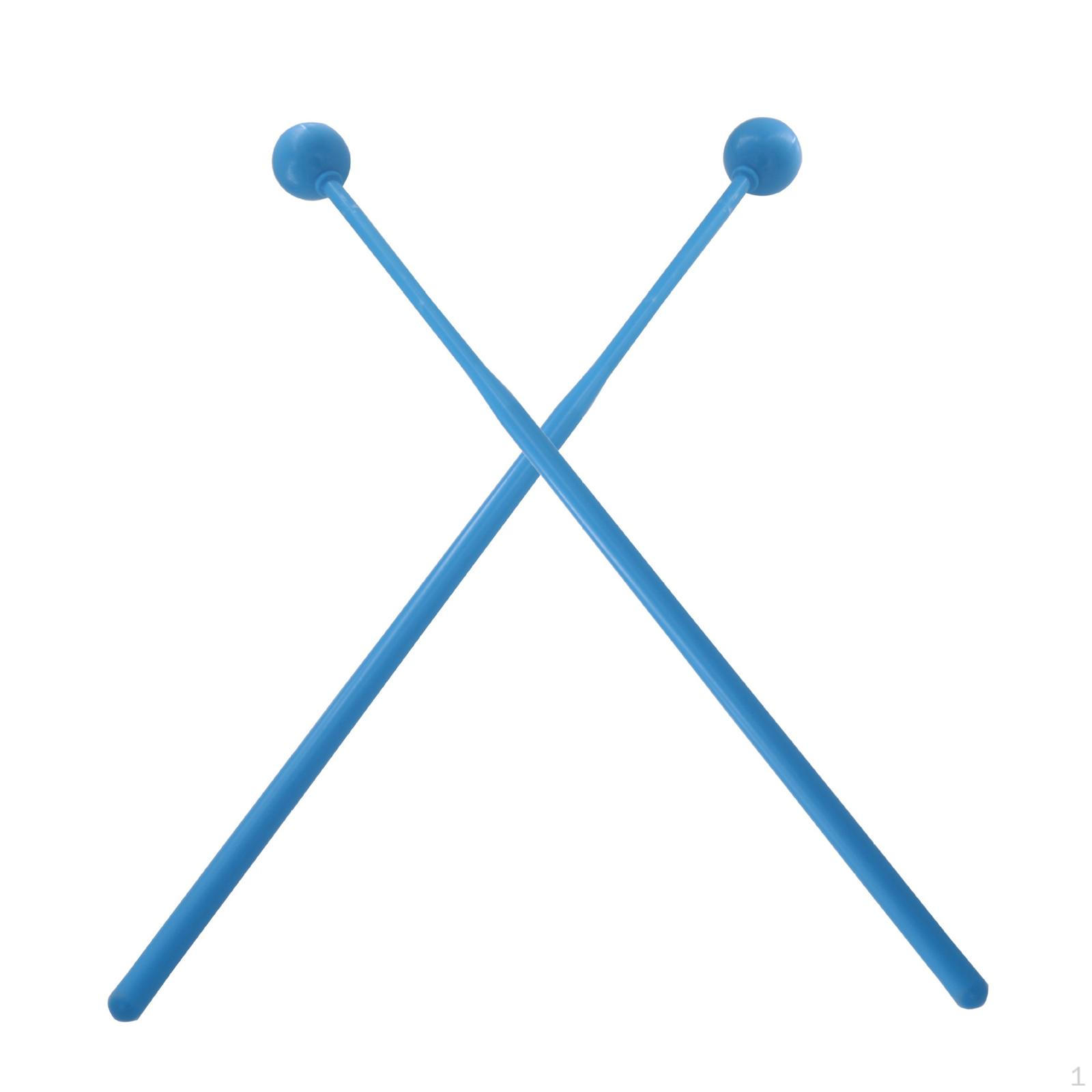 

1 пара 12-дюймовых резиновых ксилофонных палочек, молотков для языка, барабана, ударного молотка для синий