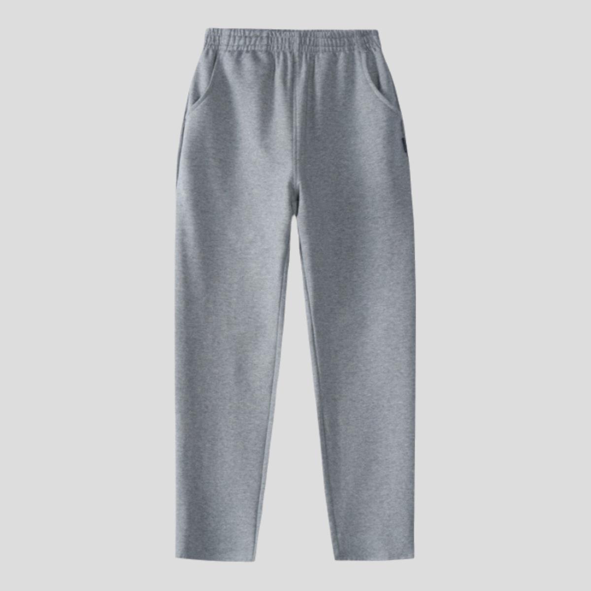 

Children s Thickened Navy, Black, and Gray Sports Pants with Cuffs - Unisex School Uniform for Boys and Girls (Spring/Autumn) 160cm