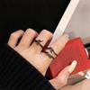 Dark Personality Crow Stacked Ring Opening Adjustable Niche Design Trendy Cool Retro Index Finger Ring