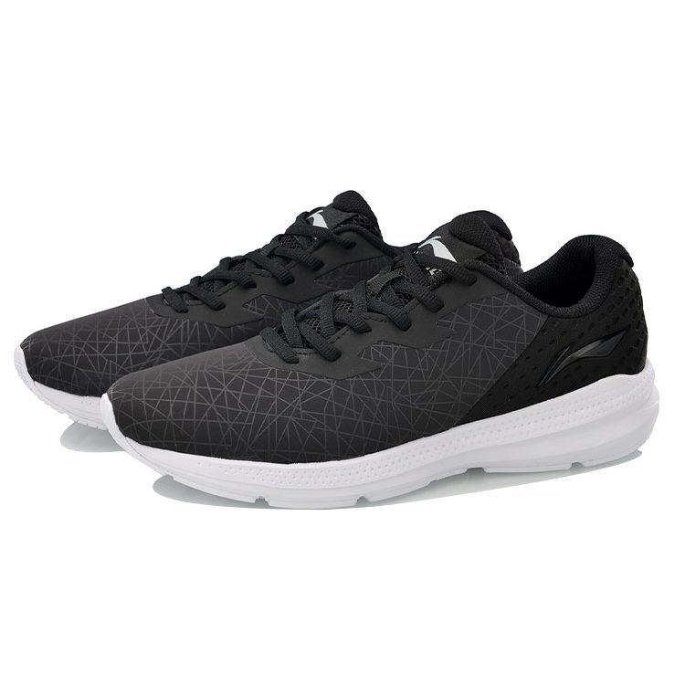 Li-Ning Non-Slip Durable Low-Top Running Shoes Women Sneakers Black ARHN236-1