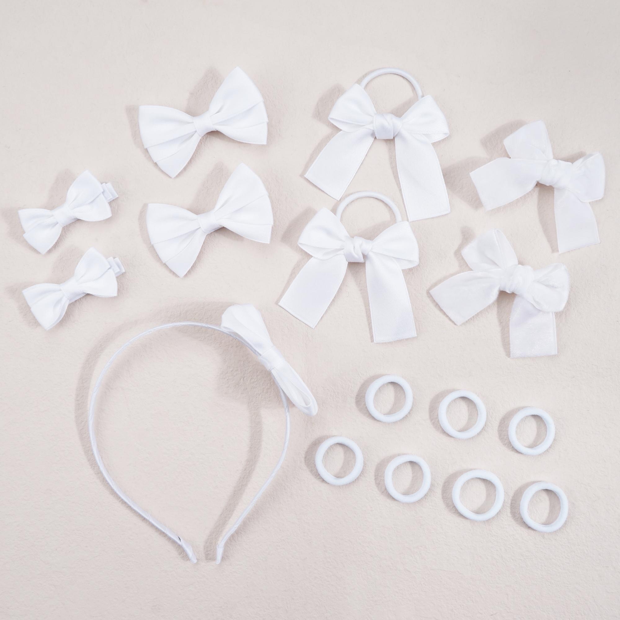 

Набор аксессуаров для волос для девочек, 16 шт./компл., резинки для волос, эластичные резинки для детей, детская заколка, держатель для хвостика, скранчи, подарок