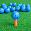 5Pcs/lot  Hollow Plastic Practice Golf Balls Golf  Balls Air Flow Balls(Color Random)