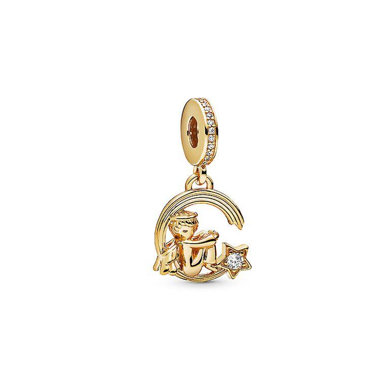 Pandora Shine Angel And Meteor Charm Men Charm Gold 768483C01 Gold,F