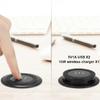 Concealed Wireless Charger, Charging Hub 3 In 1 Embedded Designs with Quick Charge Technology Double USB for Smartphones