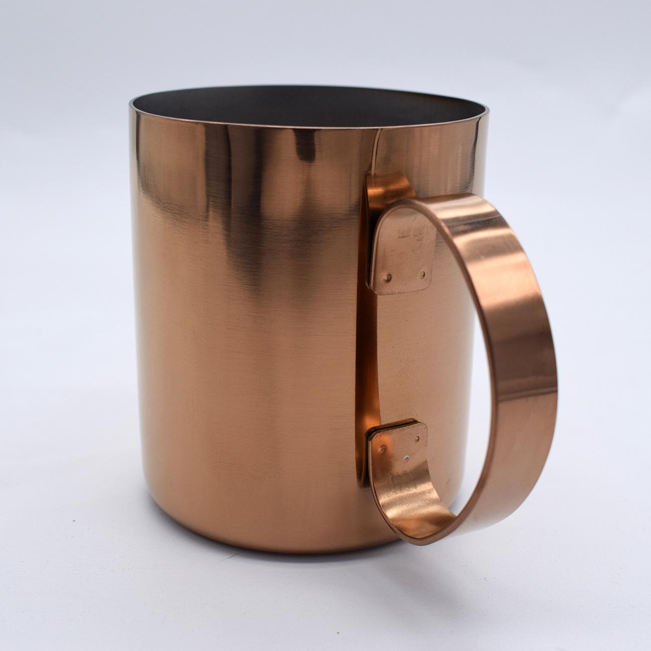 Одностенная кружка для пива из нержавеющей стали, кружка с титановым покрытием 380 мл 301-400ml