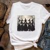 Vintage Girls Will Be Girls Witch Shirt Funny Witch Shirts Tees Halloween Women Clothes Witchy Vibes Graphic T Shirts