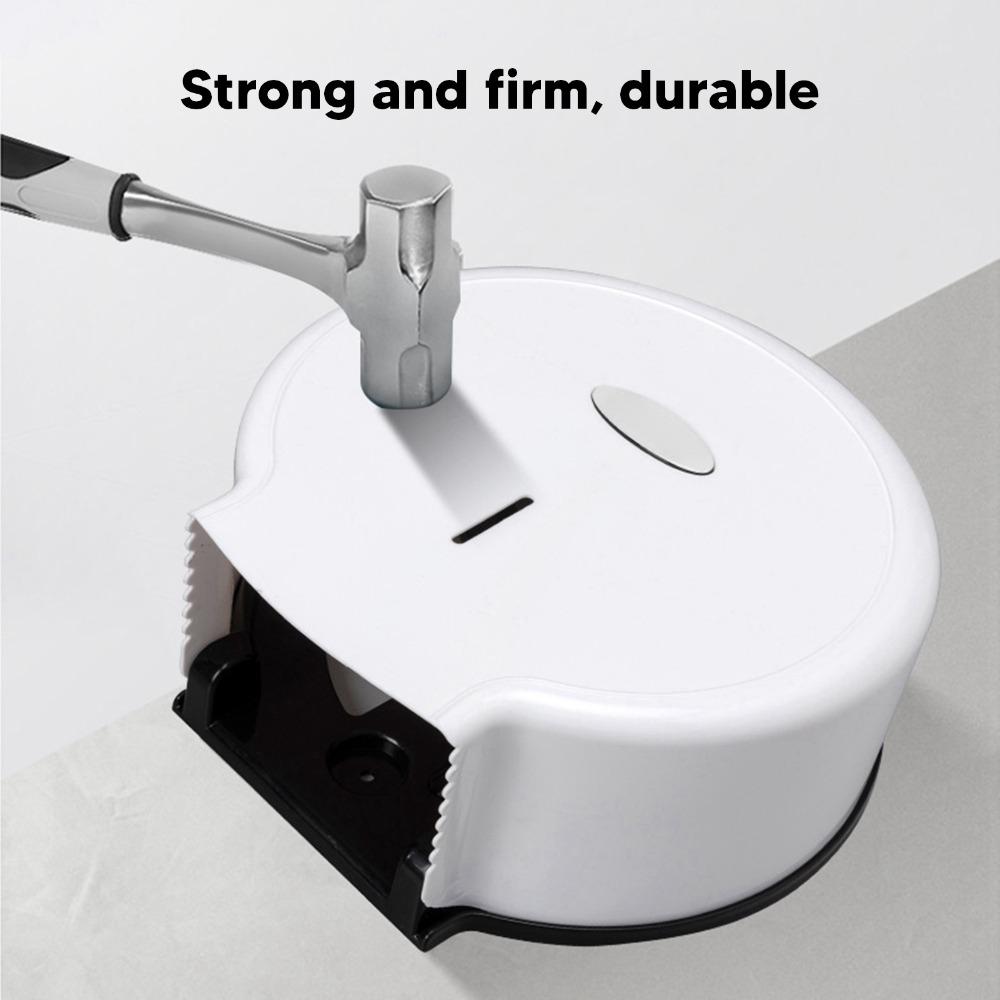 Plastic Toilet Paper Roll Dispenser Wall Mount Toilet Paper Dispenser Space Saving