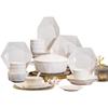 Mo De Lan Ka Minimalist Pure White Ceramic Tableware Collection