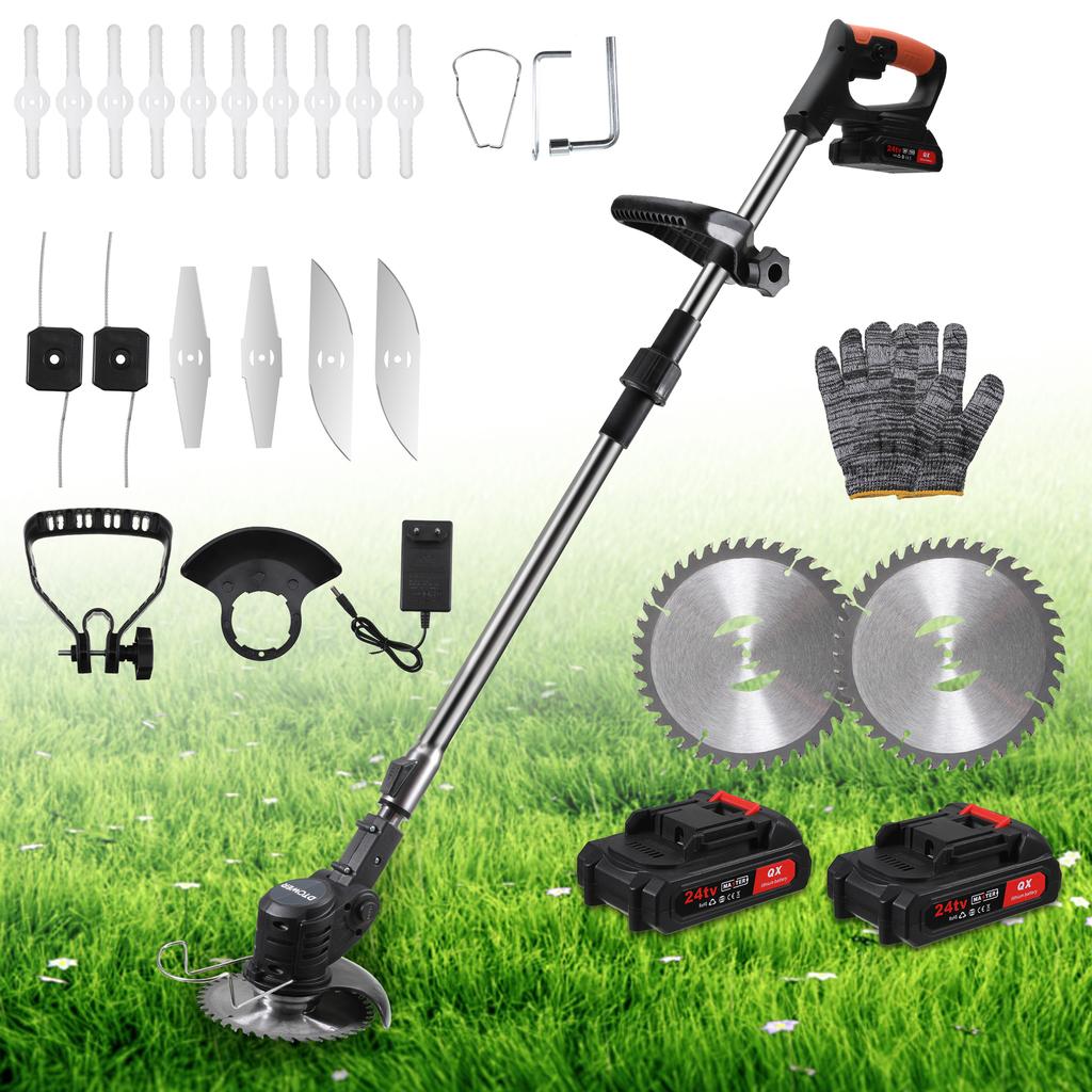 Multi-function Electric Mower Portable Grass Trimmer Lithium Battery Weeder Garden Weeding Machine