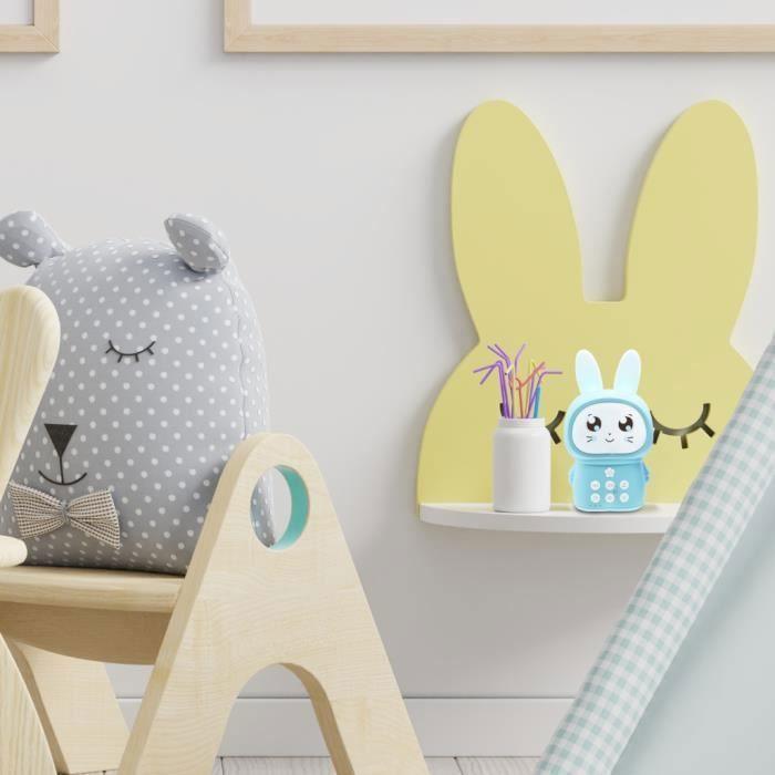 Veilleuse lapin flocon avec bruits blancs - bleu