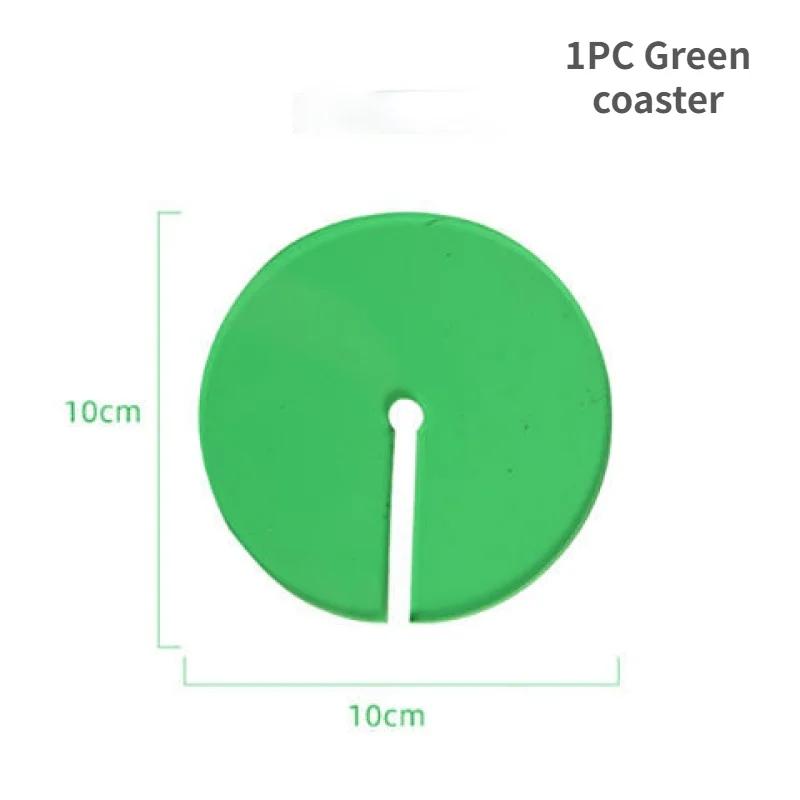 

Nordic Home Decoration Акриловая подставка под стакан Изоляционная подставка Креативный коврик для кофейной чашки Многофункциональный держатель для чая Пластиковый нескользящий Diameter-10cm