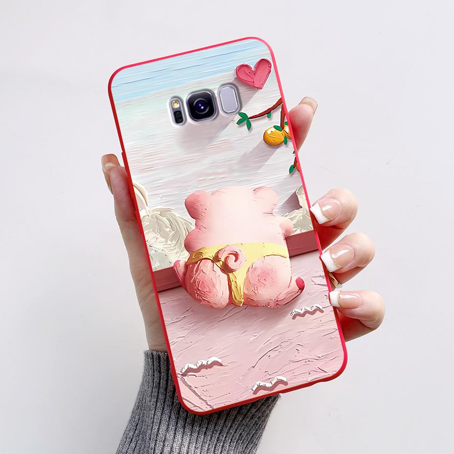 Case For Samsung S8 Plus S8+ Coque Galaxy S8 TPU Soft Silicone Funda Phone Case For Samsung Galaxy S 8 S8 Plus Cover Capa Bumper
