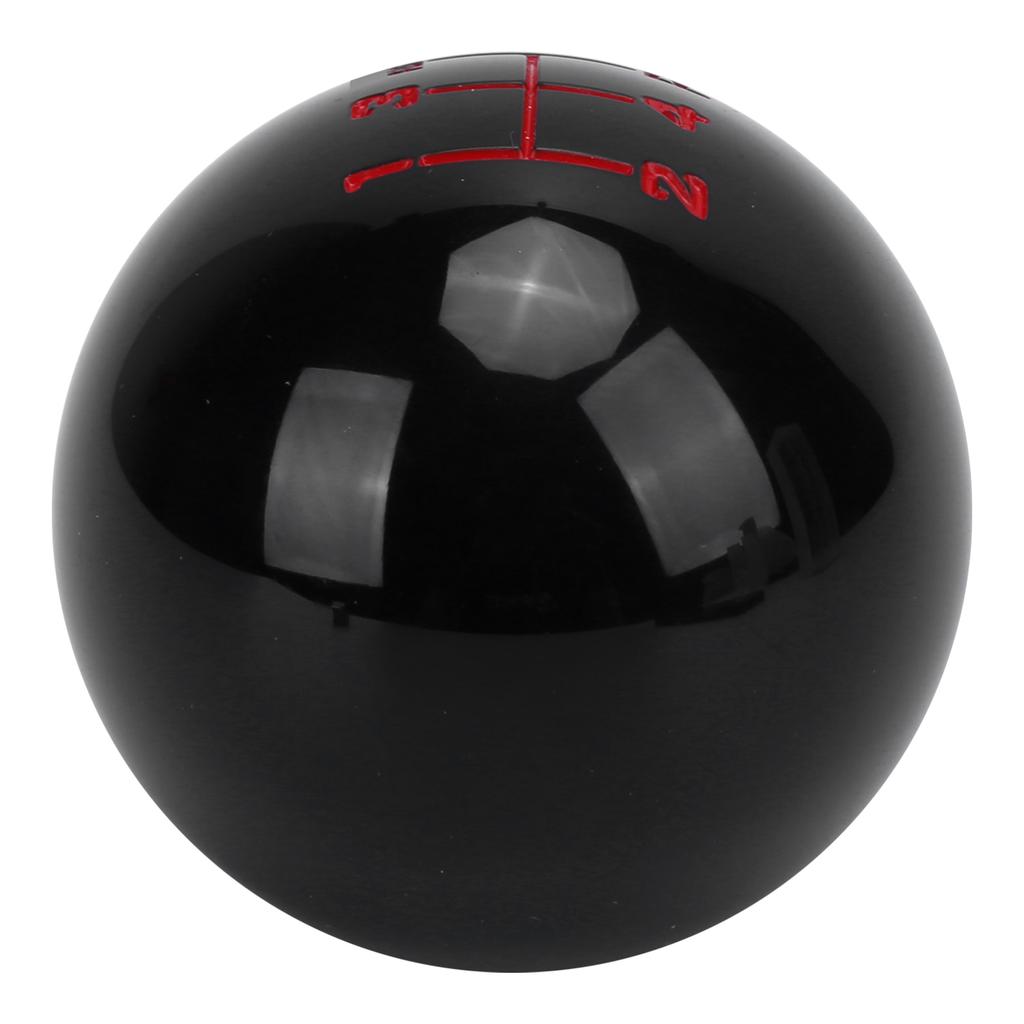 M12x1.25 Gear Shift Knob Head 5Speed WearResistant with 3 Adapter Universal Automobile Accessory(Black )
