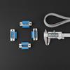 5Pcs DIDC Male Female Serial Port Connector Solderless Connectors DB9 RS232 Serial To Terminal Female Male Adapter Connector