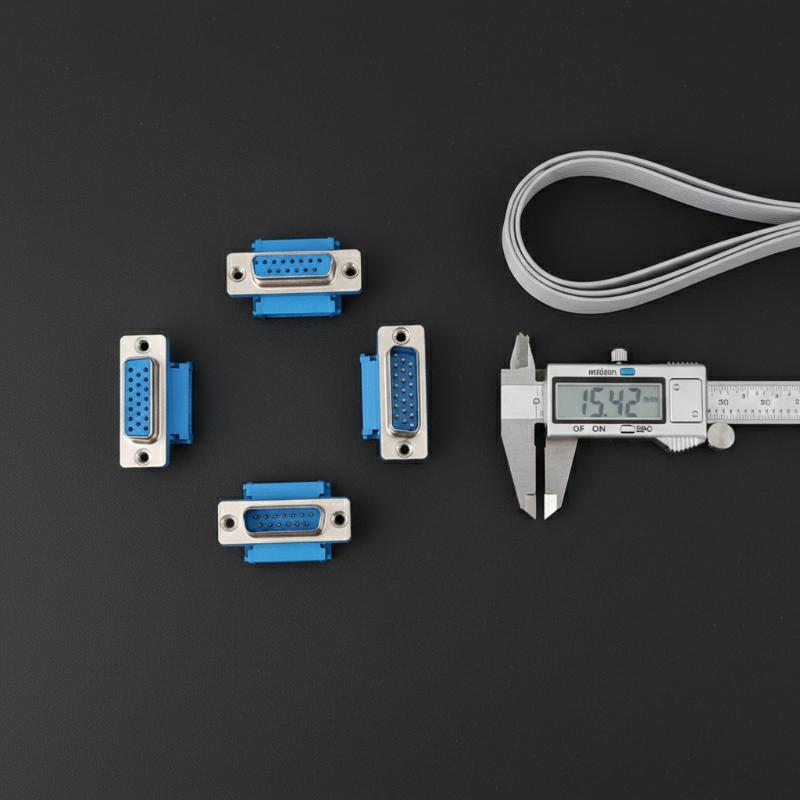 5Pcs DIDC Male Female Serial Port Connector Solderless Connectors DB9 RS232 Serial To Terminal Female Male Adapter Connector