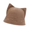 New fashion rivets decorated with a new sweet and cool wind small brim basin hat outdoor vacation street shot temperament bucket hat
