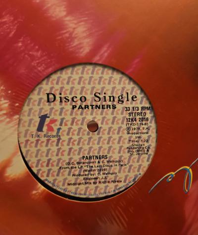 

12inch Record PARTNERS Dance Whoever You Are Partners 12K42016 T.K. Records 1979 Canada Music Others Used