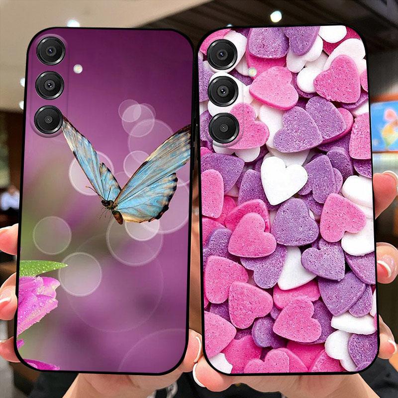 For Samsung A16 Case A16 4G 5G Color Printing Shockproof Silicone TPU Phone Cover For Galaxy A15 Cute Astronaut Bumper Capa