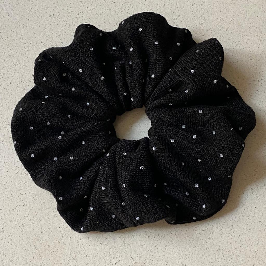 Fabric Polka Dot Large Intestine Hair Band for Women Fabric High Elasticity Hair Tie Bun Simple Ponytail Bow Knot Hair Accessory
