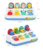 Dinosaur Peekaboo Interactive Game Montessori Pop Up Baby Toy 1 2 3 Years Sensory Development Educational Toys For Boys Girls