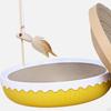 Cat Scratch Bowl Scratching Board Toys Round Indoor Training Sleeping Bed Non-slip