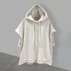 Plus Size Women Hooded Sleeveless Hoodie Summer Autumn Korean Sweatshirt Casual Loose Vest