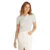 Tommy Jeans Womens/Ladies Crop Shirred Slim Polo Shirt