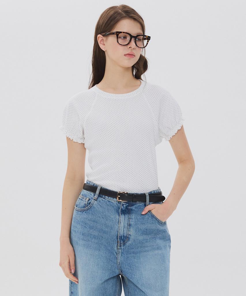Nyuluki Balloon Sleeve T-Shirt_Ivory