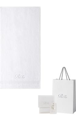 Guarda la Toalla de Baño MINI con Bolsa de Compras [Exclusivo Oficial] (Blanco)