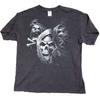 Vintage Y2K Skulls Grunge Skater Tshirt Black 4 Four Horsemen Punk Gothic XL