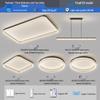 Italian Luxury Ceiling Lamp Set: 2025 Modern Atmospheric Design for Living Room