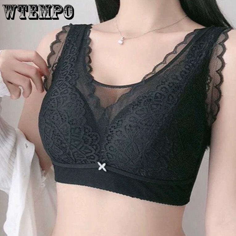 Large Size Lingerie for Women Anti Sagging Thin Bra Strapless and Anti Light Out Bra