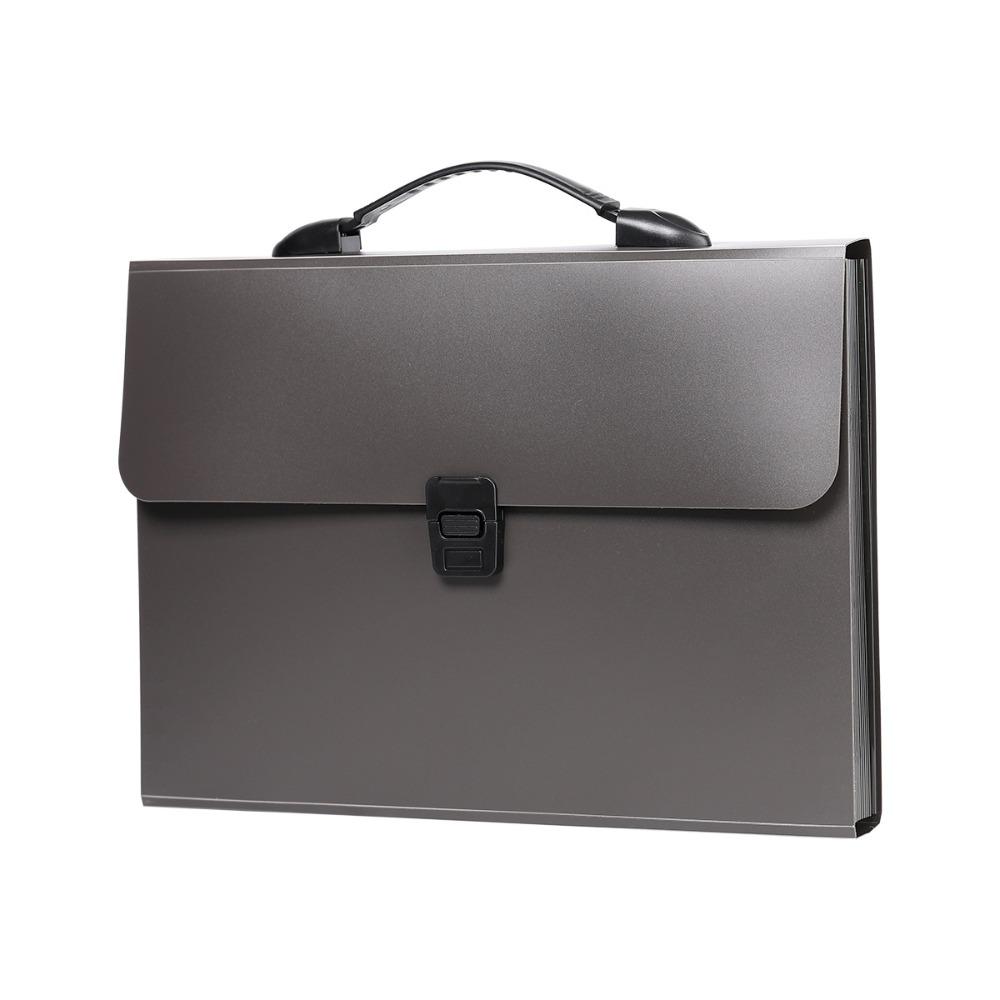 Portable Expanding File Organizer 13 Layers a4 Document Holder Accordion File Folder  School кофейный