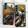 Flower Knight of the Light Phone Case For Samsung Galaxy S22 S25 Ultra S21 S10 Plus S26 Edge S20 S23 S24 FE Cover Silicone S