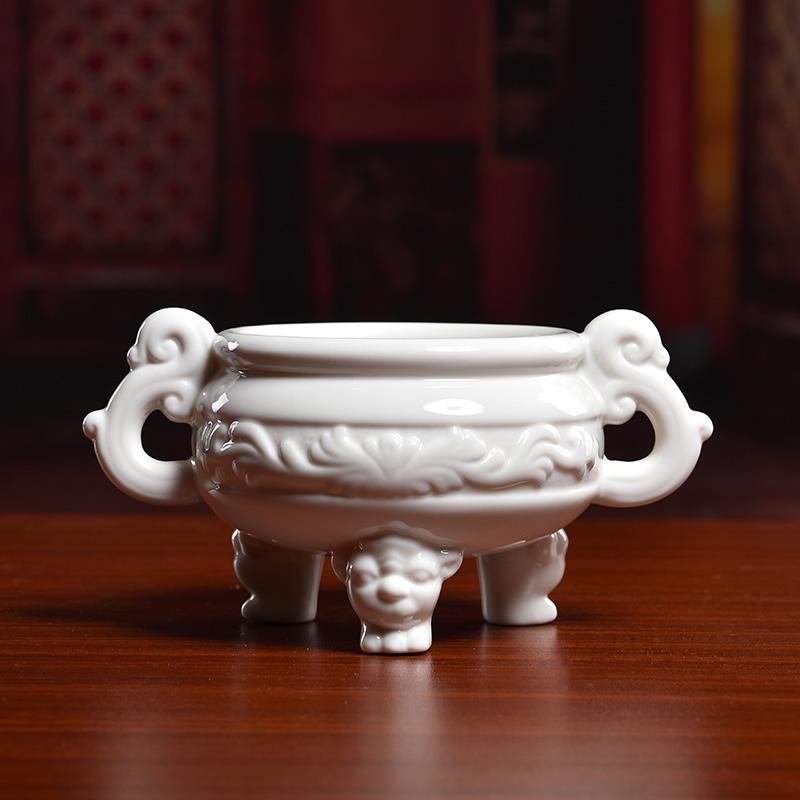 

1 шт. Керамическая курильница для благовоний, бытовой предмет для дома, треножник Будды, курильница для благовоний, утварь Будды