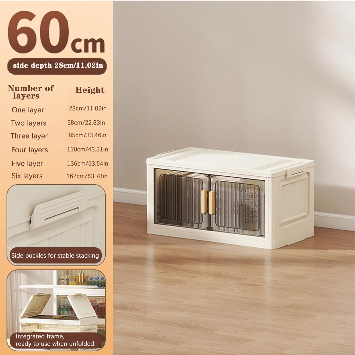 Складной шкаф-стеллаж с колесами 1-6 ярусов большая вместимость гардероб ящик для хранения органайзер для одежды контейнер для организации 7090₽