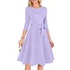Women's Cocktail Dresses 3/4 Sleeve Vintage Wedding Guest Dress