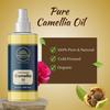 Wildflower Essentials Camellia Oil Cold Pressed 100% Pure & Natural (50 Ml) For Face, Hair, Skin, Body