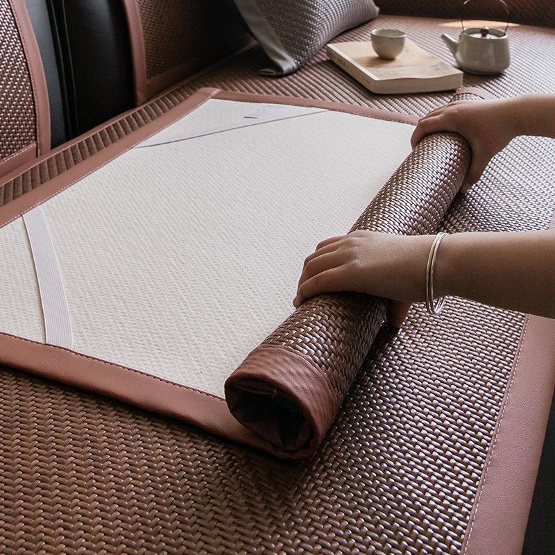 Summer Pe Rattan Sofa Cushion Non-Slip Premium Seat Cushion  New Summer Cool Sofa Cover Cover Cloth Towel